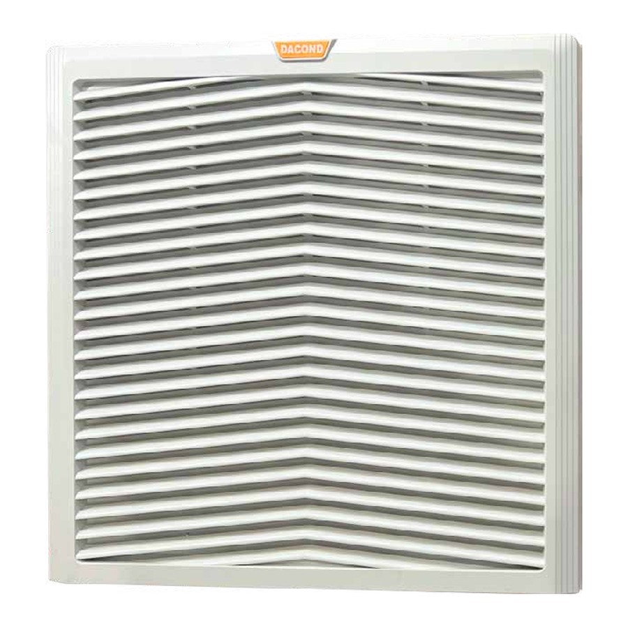Решётка с фильтром DACOND 223×223 мм, IP55