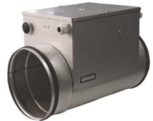 Круглый канальный электрический нагреватель Komfovent ARDHE-200-3 (-30..0)/(0...+30)