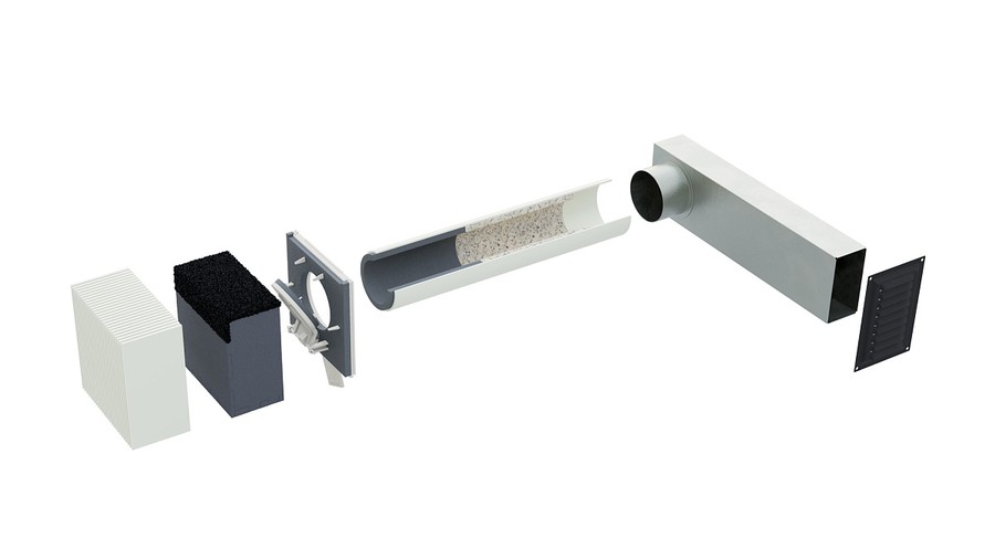 Приточный клапан Norvind PRO для вентфасада