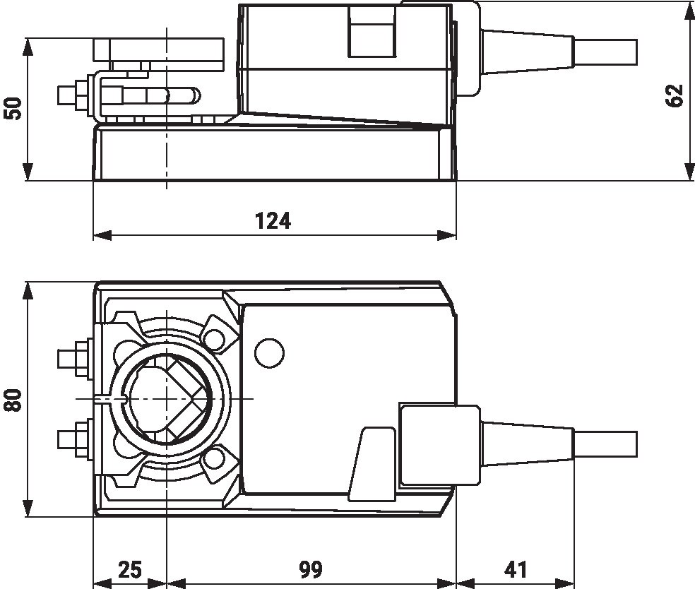 Электропривод Belimo NM24A-SR (10 Н·м)