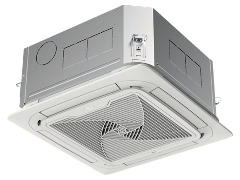 Четырёхпоточный кассетный внутренний блок MRV Haier AB122MCERL с панелью PB-620QB(H)
