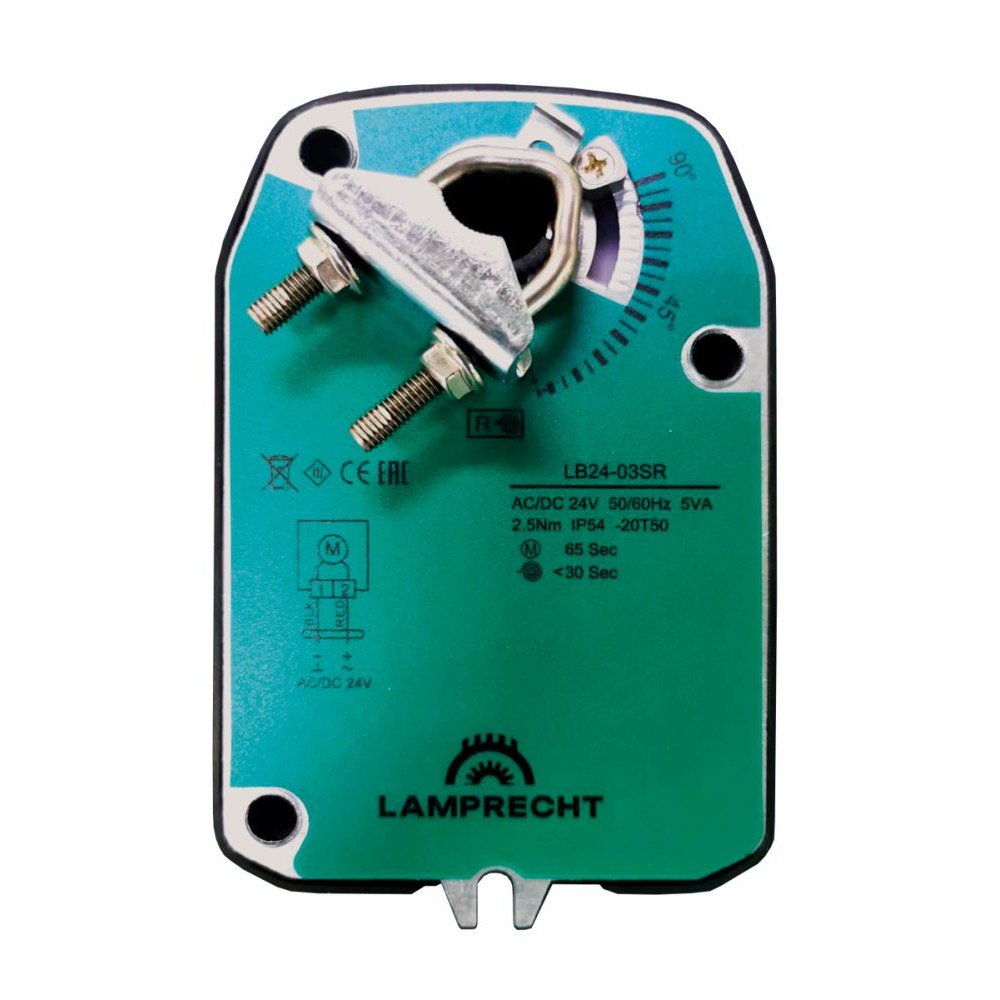 Электропривод с возвратной пружиной LAMPRECHT LB24-10SR Электропривод с возвратной пружиной LAMPRECHT LB24-10SR